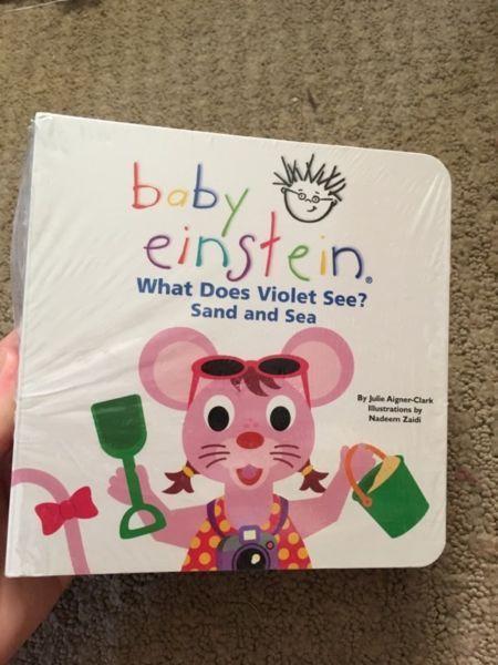 Five Baby Einstein Books. Brand New