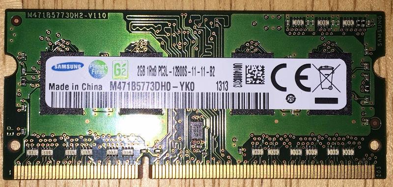 RAM 2GB DDR3 1600 MHz (M471B5773DH0)