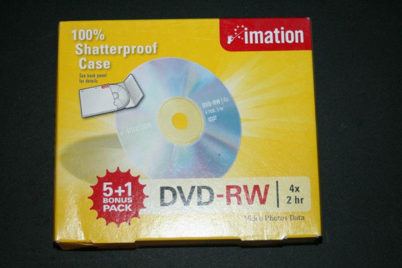 DVD-RW six pack ( brand new ) 