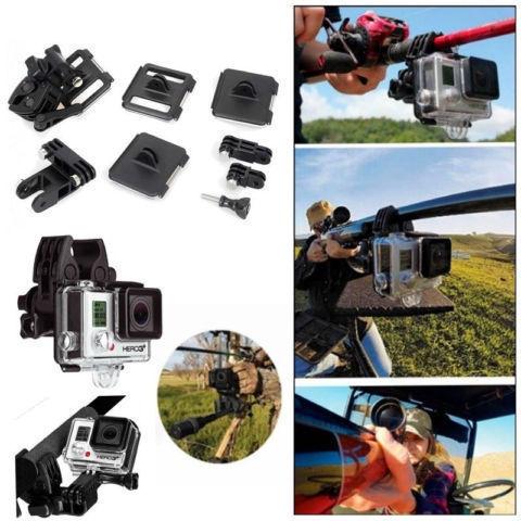 Mount GoPro to a Gun Bow or Fishing Rod. Hero 1, 2, 3, 3+, 4