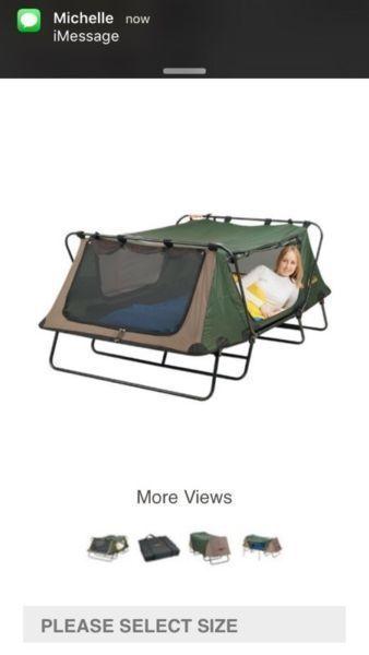 2 person tent cot