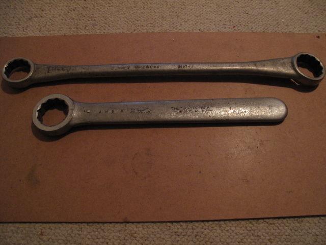 Vintage heavy duty wrenches