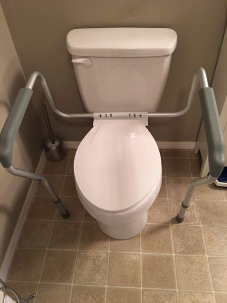 Adjustable Senior toilet safety rail