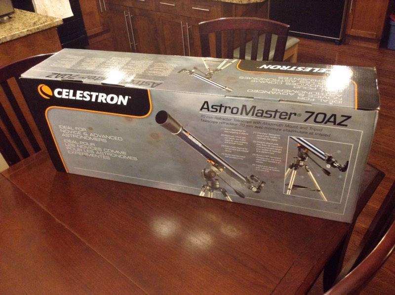 Celestron Astromaster 70AZ Telescope!