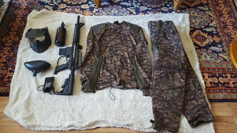 Paintball gear package