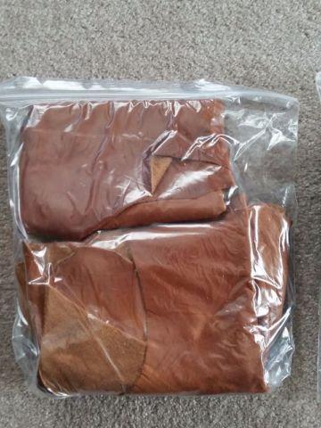 Leather Pieces Assorted Sizes