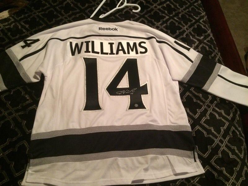 Autographed Justin Williams Jersey