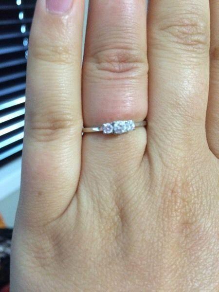 Canadian diamond Ben moss 0.75 carat white gold ring