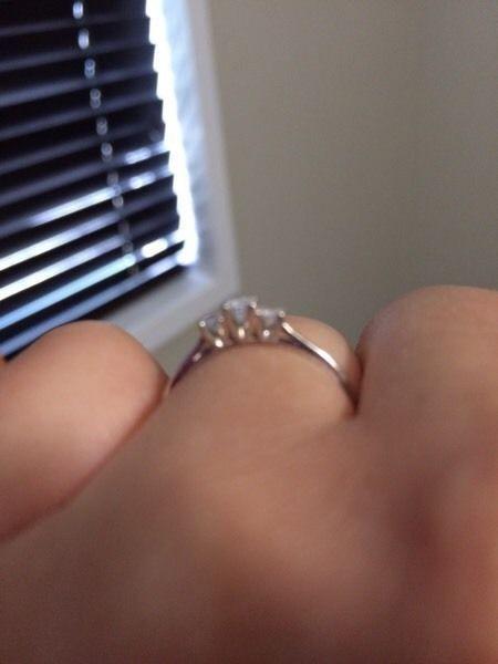 Canadian diamond Ben moss 0.75 carat white gold ring