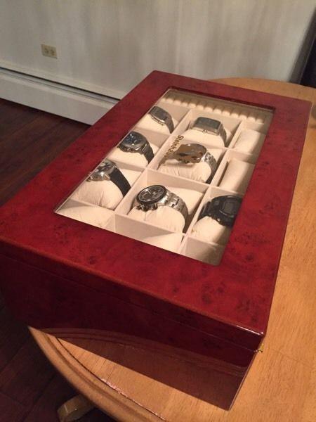 Exclusive watch box 24 slot with jewelry