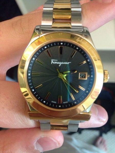 Ferragamo Two-Tone Watch