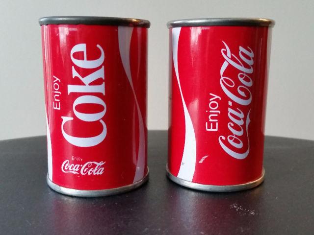 Coca Cola Retro Salt & Pepper Shakers