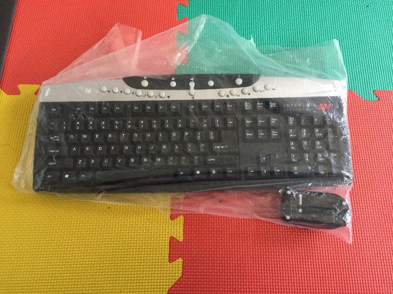 A Wireless KeyBoard and Mouse for Sale