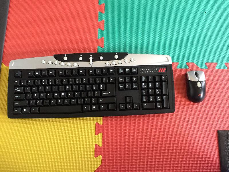 A Wireless KeyBoard and Mouse for Sale