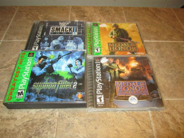 4 Ps1 Games total, please check photos 15.00 for all