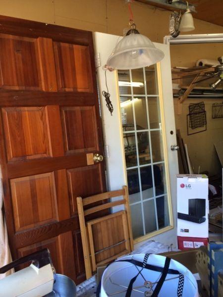 Two used doors 30.5
