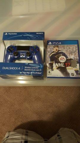 Playstation 4 NHL 17 Bundle (Controller & Game)