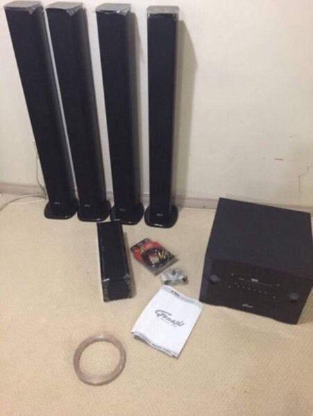 G-608 / 5.1 A/V Surround Sound Receiver + Speakers