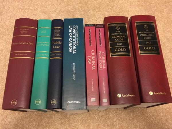 Various Canadian Legal Textbooks