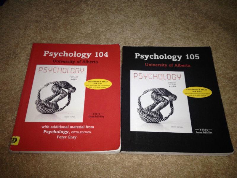 psychology 104+105 university of  textbook