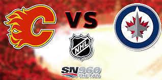 2 PRIME SEATS Flames vs Winnipeg Jets Sat Dec 10 8:00 pm