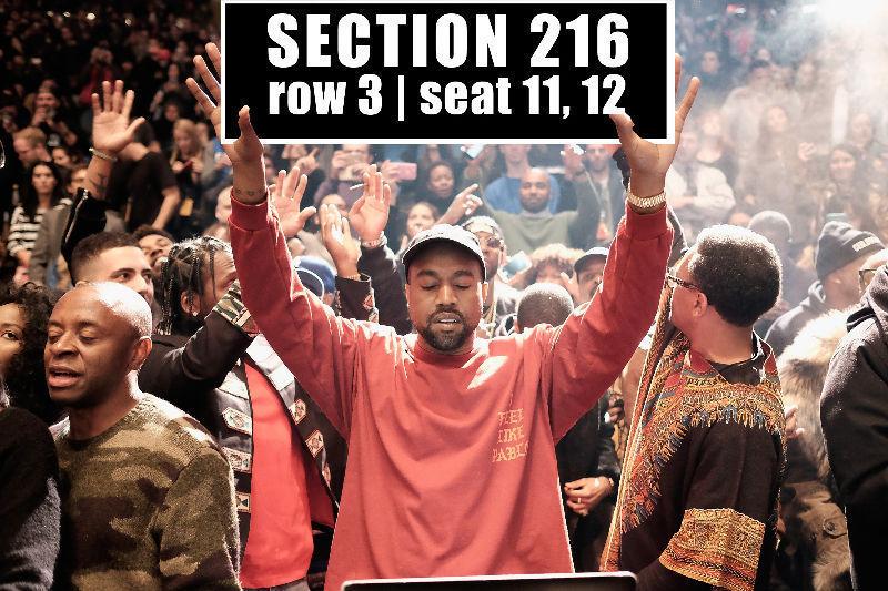 SELLING Kanye West: The Saint Pablo Tour Edmonton Tickets