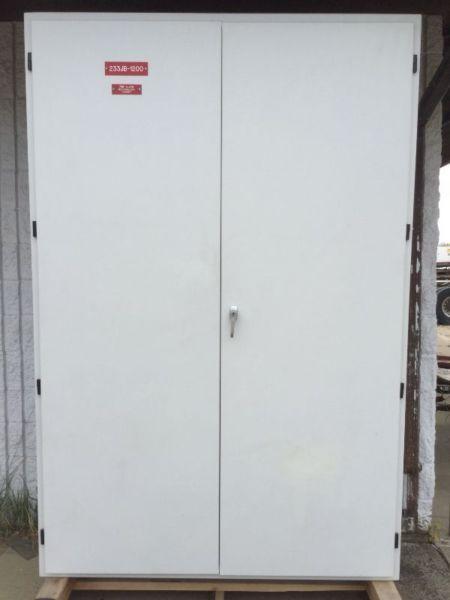 FIRE MARSHALLING / STORAGE CABINET 7' 1/2' HIGH 5' WIDE 16