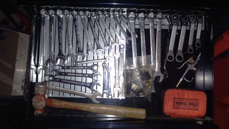 Husky tool box + creeper + Tools + Hardware kit