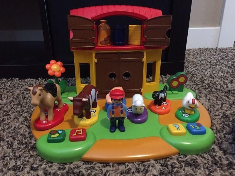 Playmobil 123 Interactive Play Farm - Great Condition