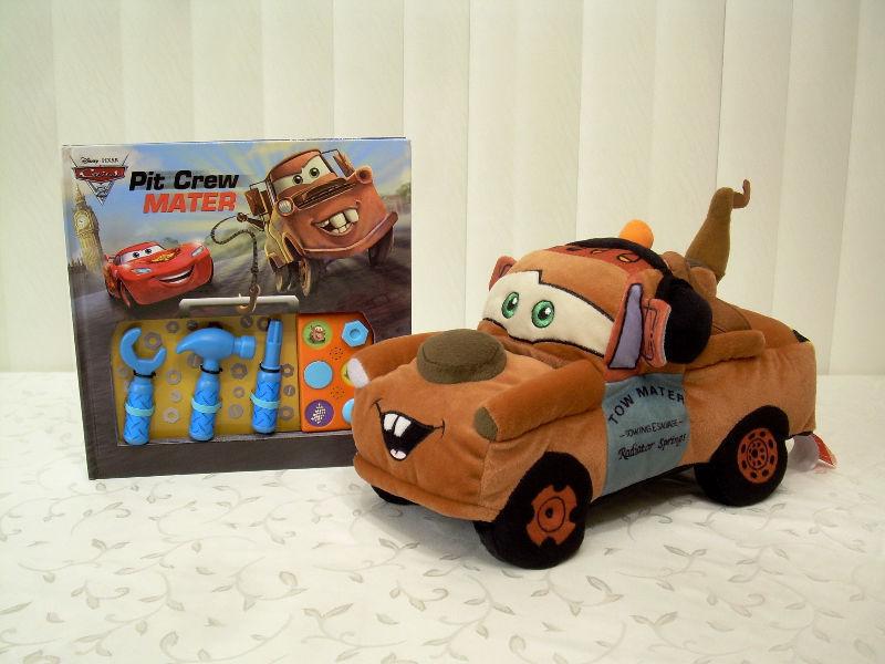 Disney Mater Plush Truck & Play-a-Sound Story Book