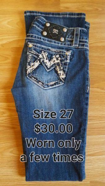 Miss me jeans size 27