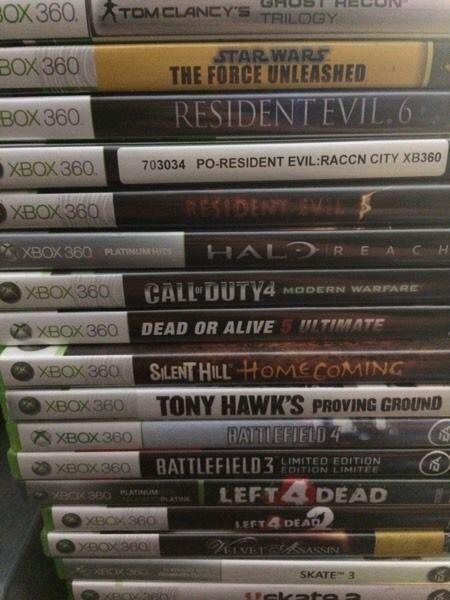 Xbox 360 games $10 each
