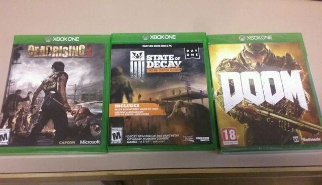 3 x Brand New Sealed Xbox One Games