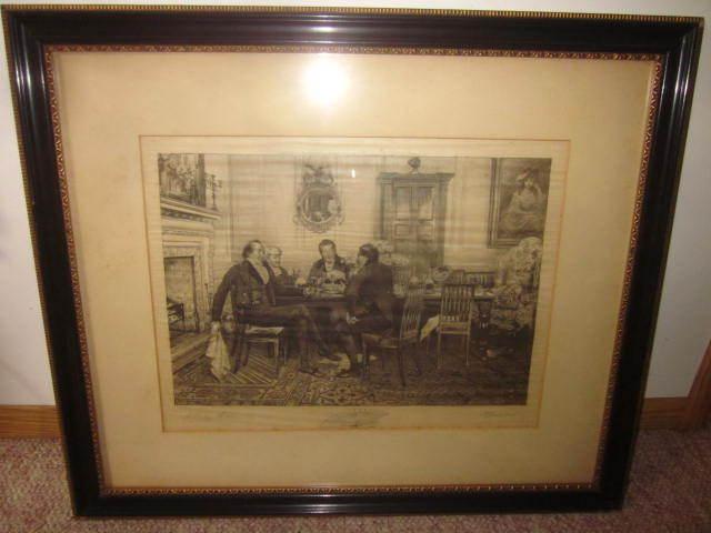 Set of Four Antique Etchings $1200