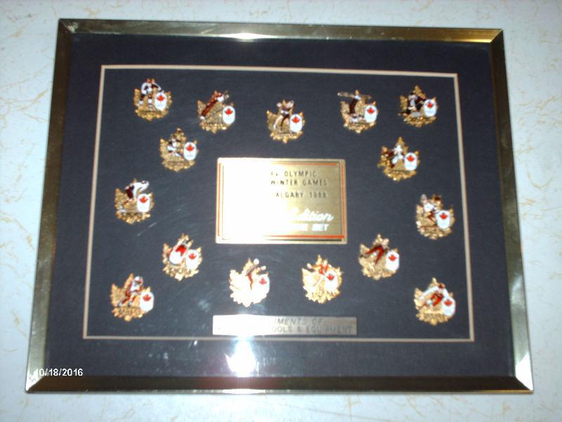 1988 Calgary Olympics Pin Set