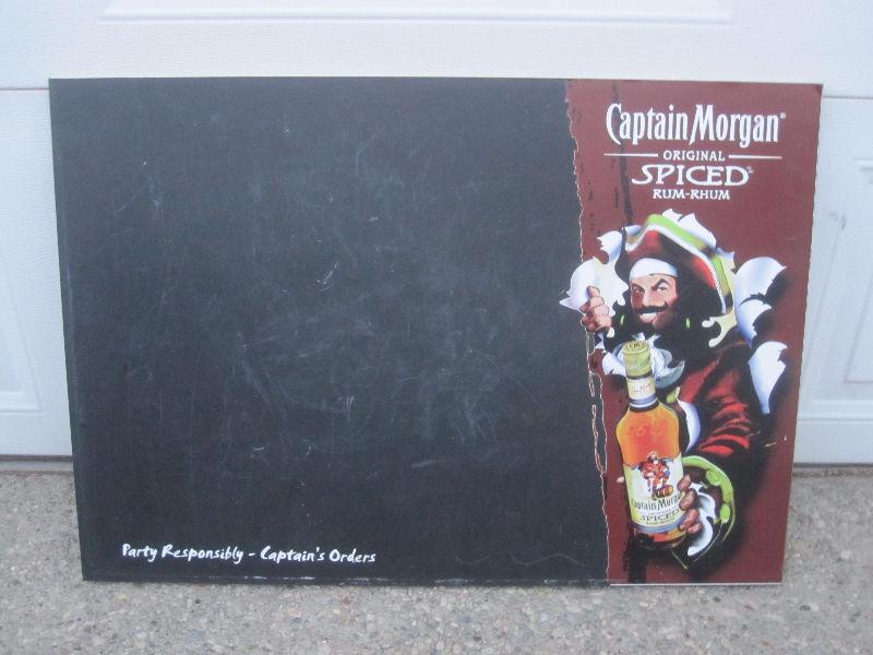 Captain Morgan Rum Sign Chalkboard