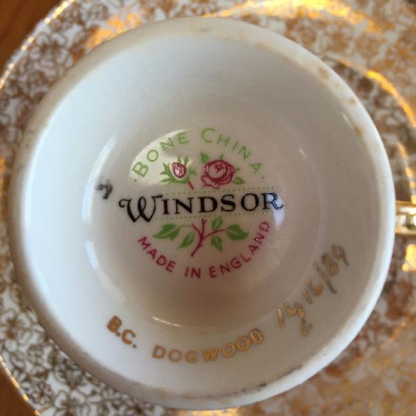 Windsor Bone China teacup and saucer