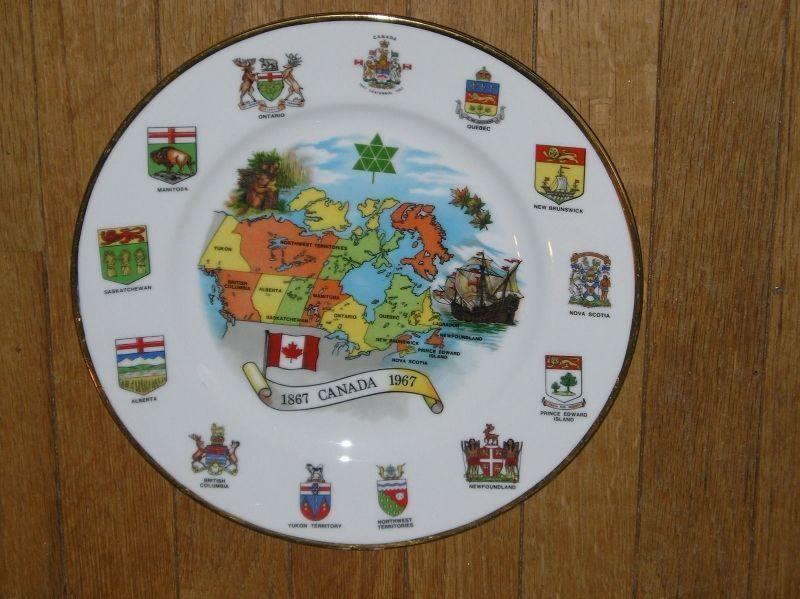 Canadian Centennial Collector Plate --Made In West Germany
