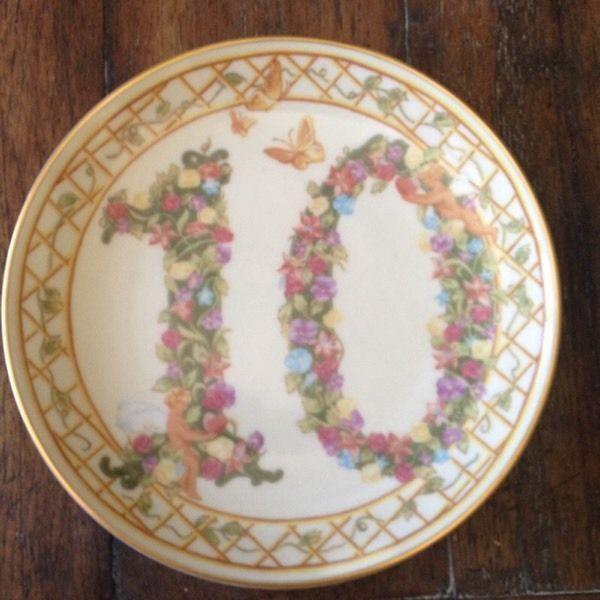 RECO NUMBERED COLLECTOR PLATES by JENA HALL -10 year anniversary
