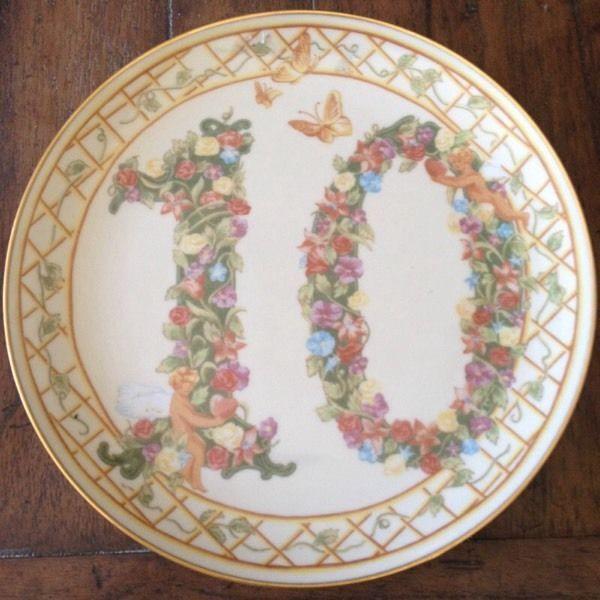 RECO NUMBERED COLLECTOR PLATES by JENA HALL -10 year anniversary