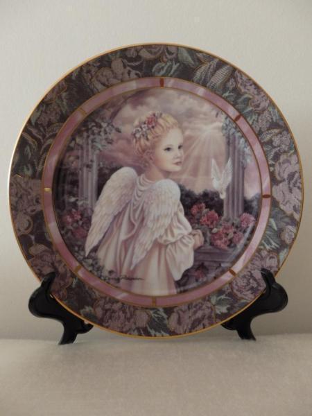 'ANGEL' Bradford Exchange Collector Plates (Set of 2)