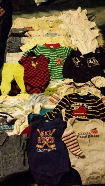 Baby boy clothes lot 0-6 month