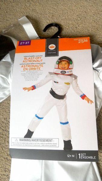 Astronaut costume brand new for 2t-3t