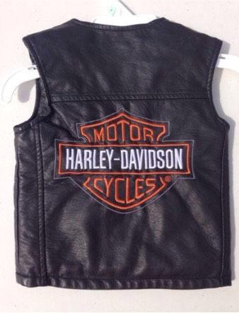 Boys Harley Davidson vest - 2T
