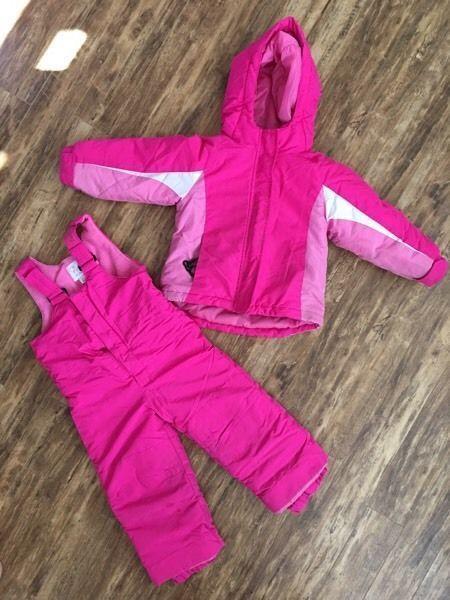Children's Place Winter Jacket with Snow Pants Size 3T