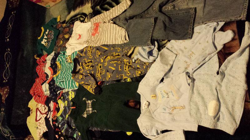 Baby boy clothes lot 6 to 12 months