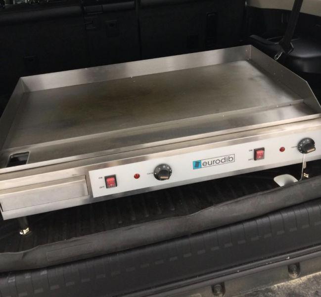 36' EURODIB flat grill-top. ........electric.BRAND NEW