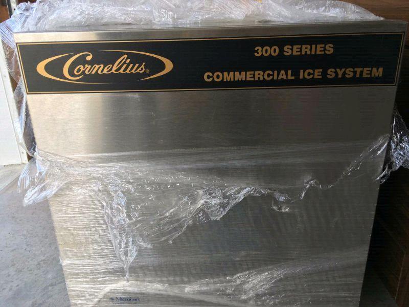 Hot holders, ice machine, tables and chairs