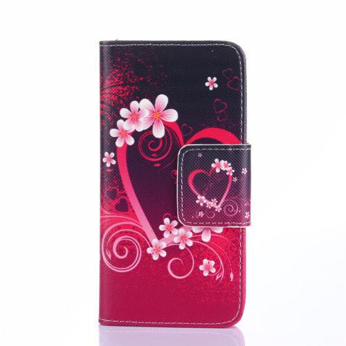 Leather Wallet Card Case Cover For Samsung Galaxy Grand Prime/Co