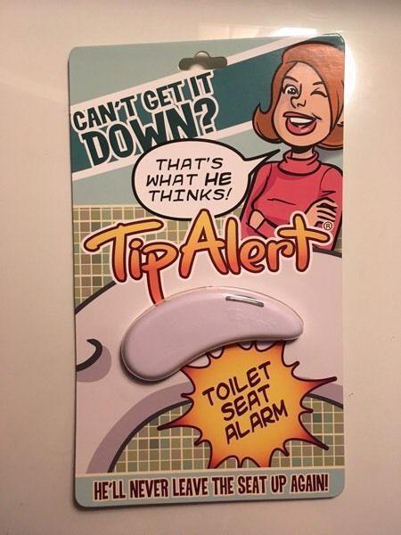Toilet seat alarm!